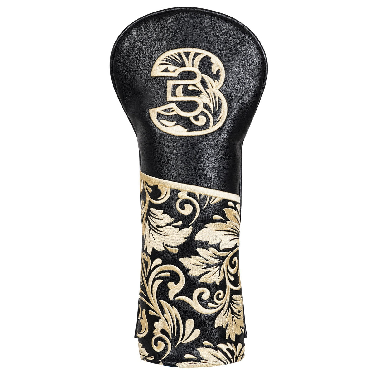 Black Figure Wood Head Cover Set
