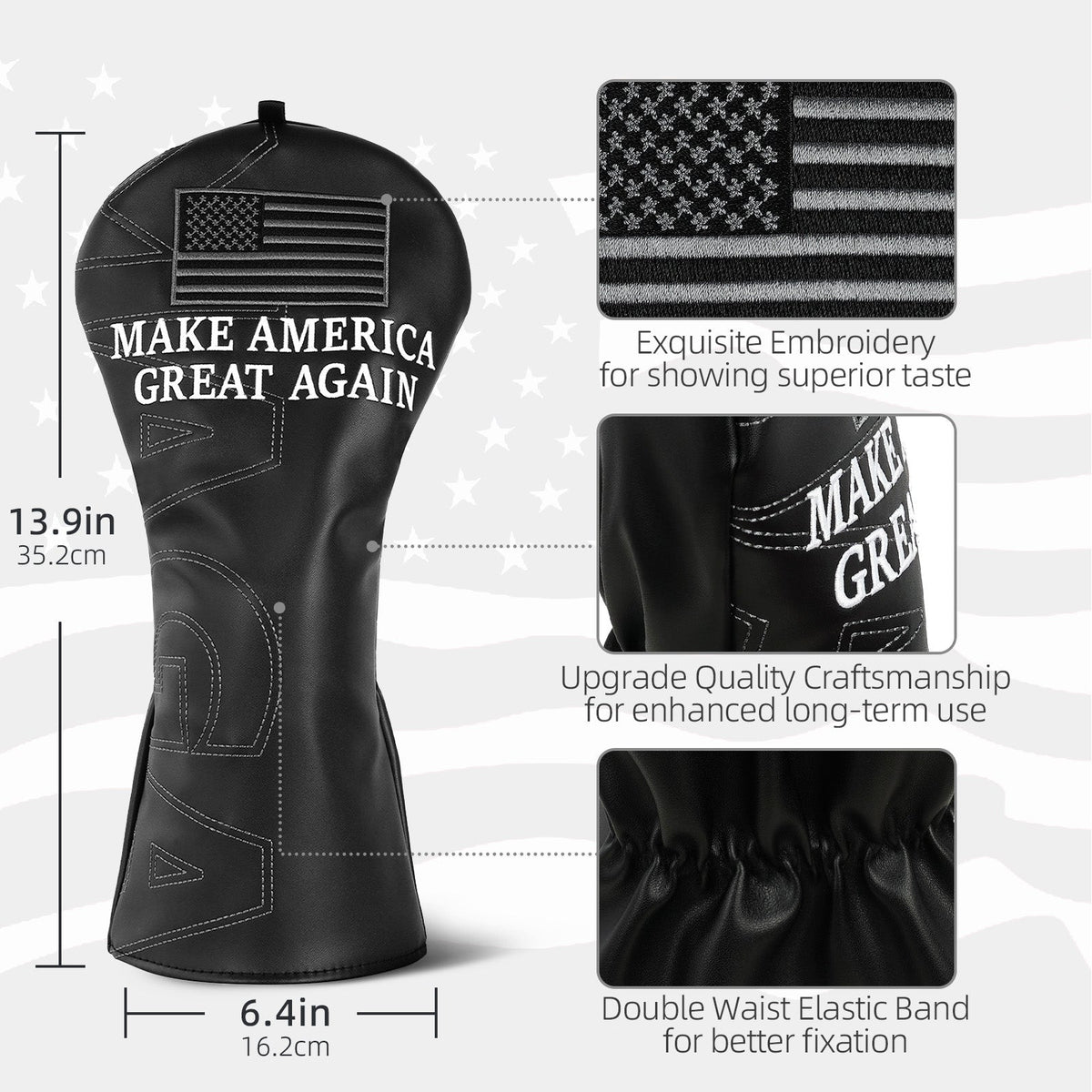 Black Maga Golf Headcover Set