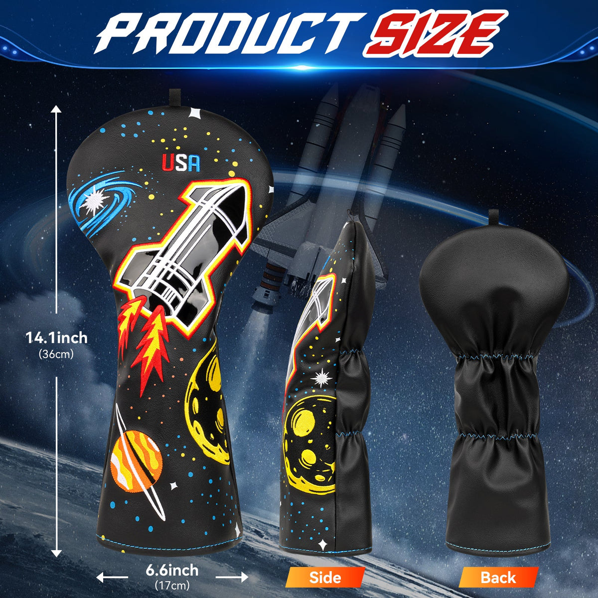 Starship Series Driver Golf Headcover
