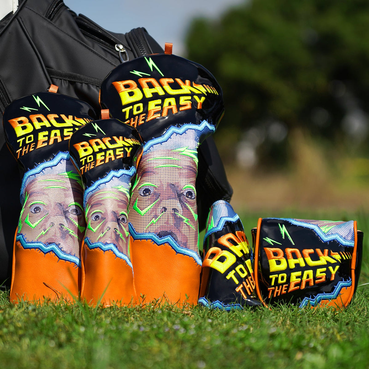 The Orange Dr. Brown Series Golf Headcover Set