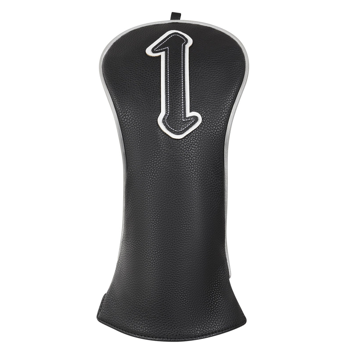 Black Silver Piping Driver Head Cover Set