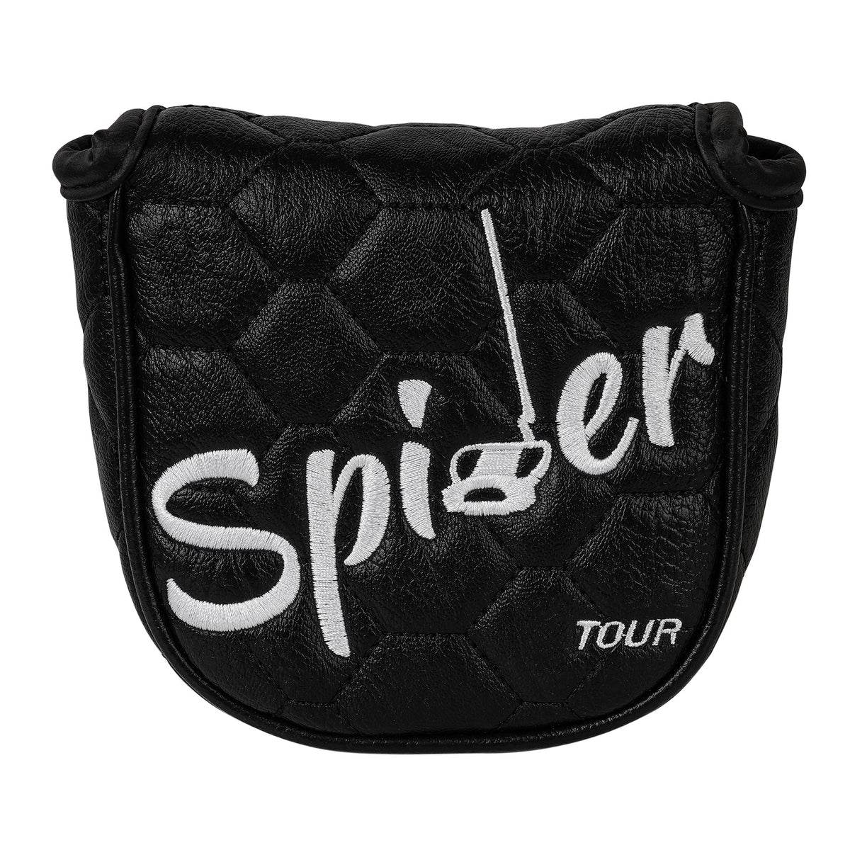 White PU Spider Square Putter Head Cover