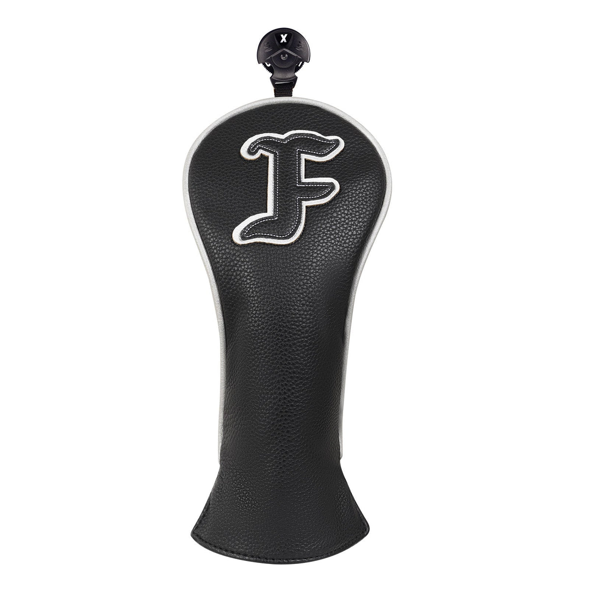 Black Silver Piping Driver Head Cover Set