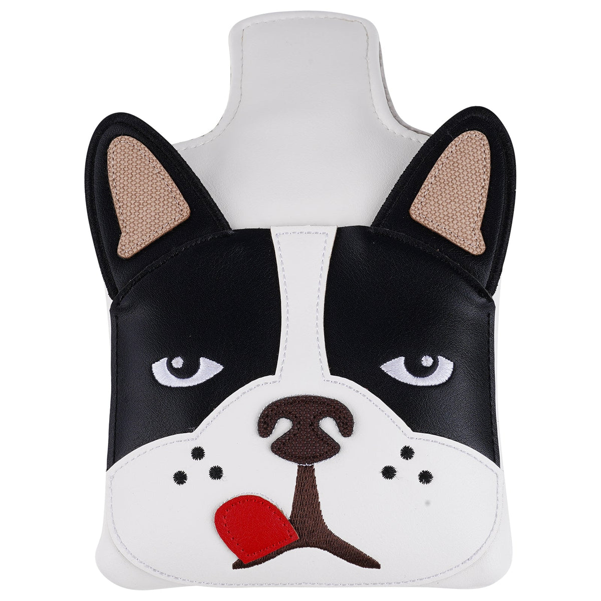 White French Bulldog Square Putter Head Cover