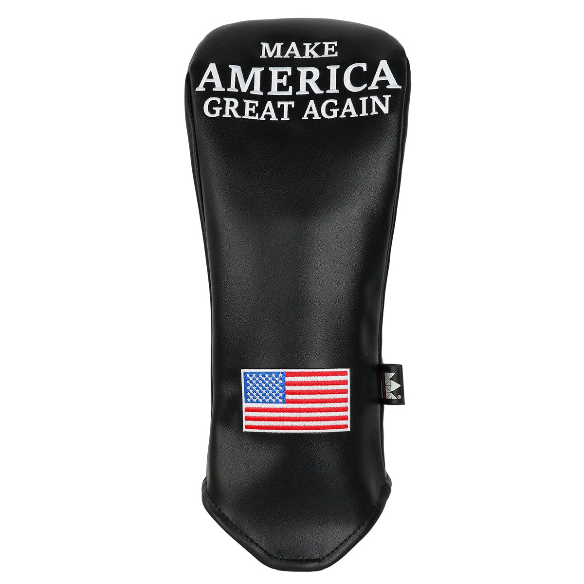 Black Red MAGA Embroidery Three-piece Driver Head Cover