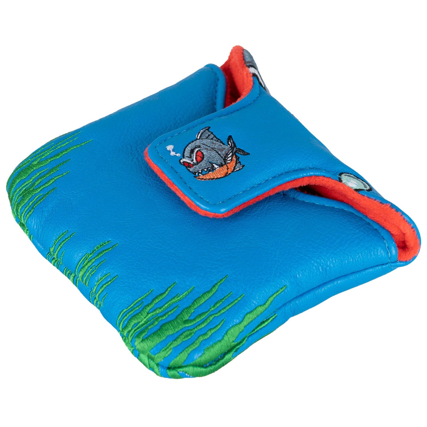 Shark Large Mallet Heel shafted Green Head Cover