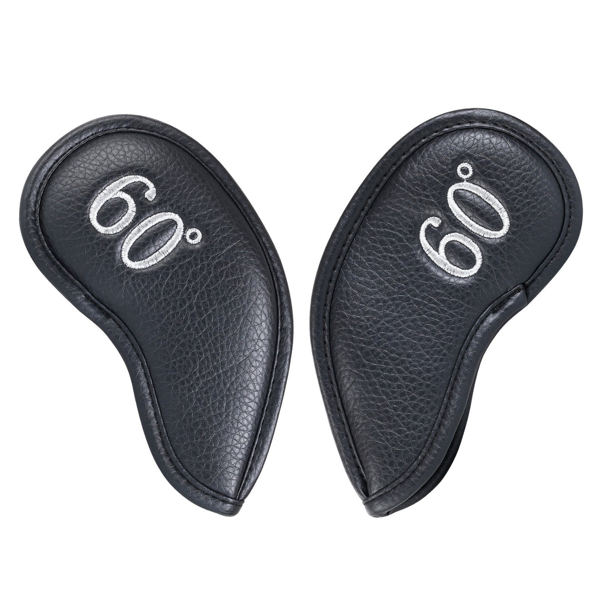 Black PU Double Side Wedge Cover 1pcs 60¡ã Head Cover