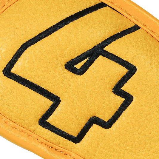 Yellow PU Black Stitch Iron Cover10pcs£¨4-9,P,A,S,X£© Head Cover