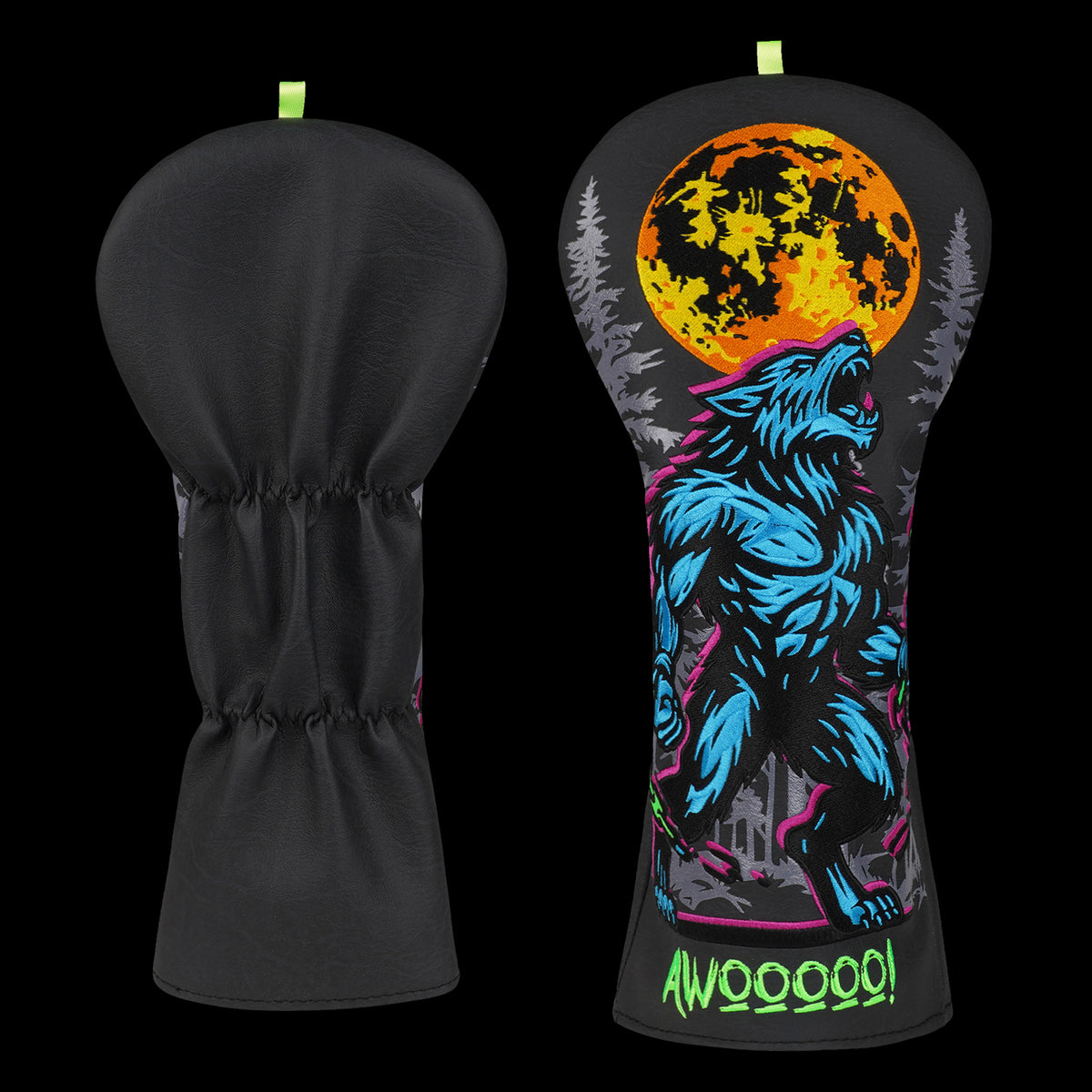 Black Werewolf Golf Headcover