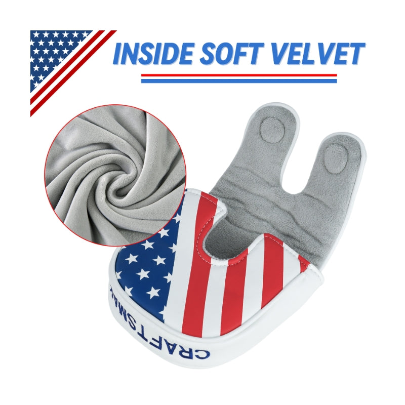 U.S. Flag LAB DF3 Magnetic Leather Putter Cover