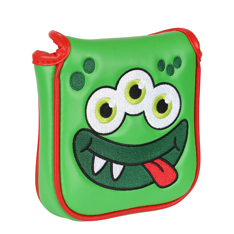 3-Eyes Monster Golf Club Square Mallet Putter Head Cover