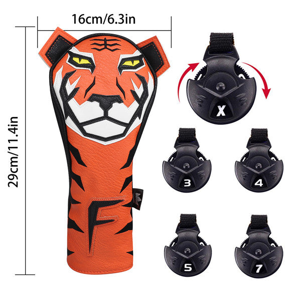 Tiger Club Head Cover - Craftsman Golf