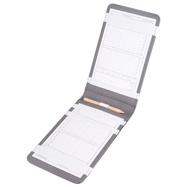 USA Clover Leather Scorecard & Yardage Book Holder - CraftsmanGolf