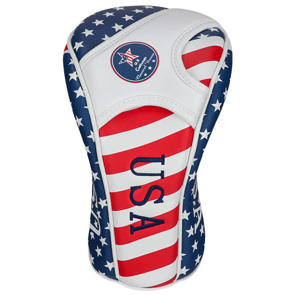 USA Flag Golf Wood Head Covers-CraftsmanGolf