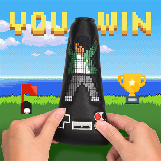 YOU WIN Mosaic Boy Blade Putter Cover-Craftsman golf