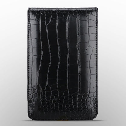 Custom Logo Crocodile Pattern Leather Scorecard Holder