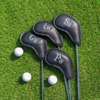 Black Embroidery Magnet Iron Headcover set 10pcs