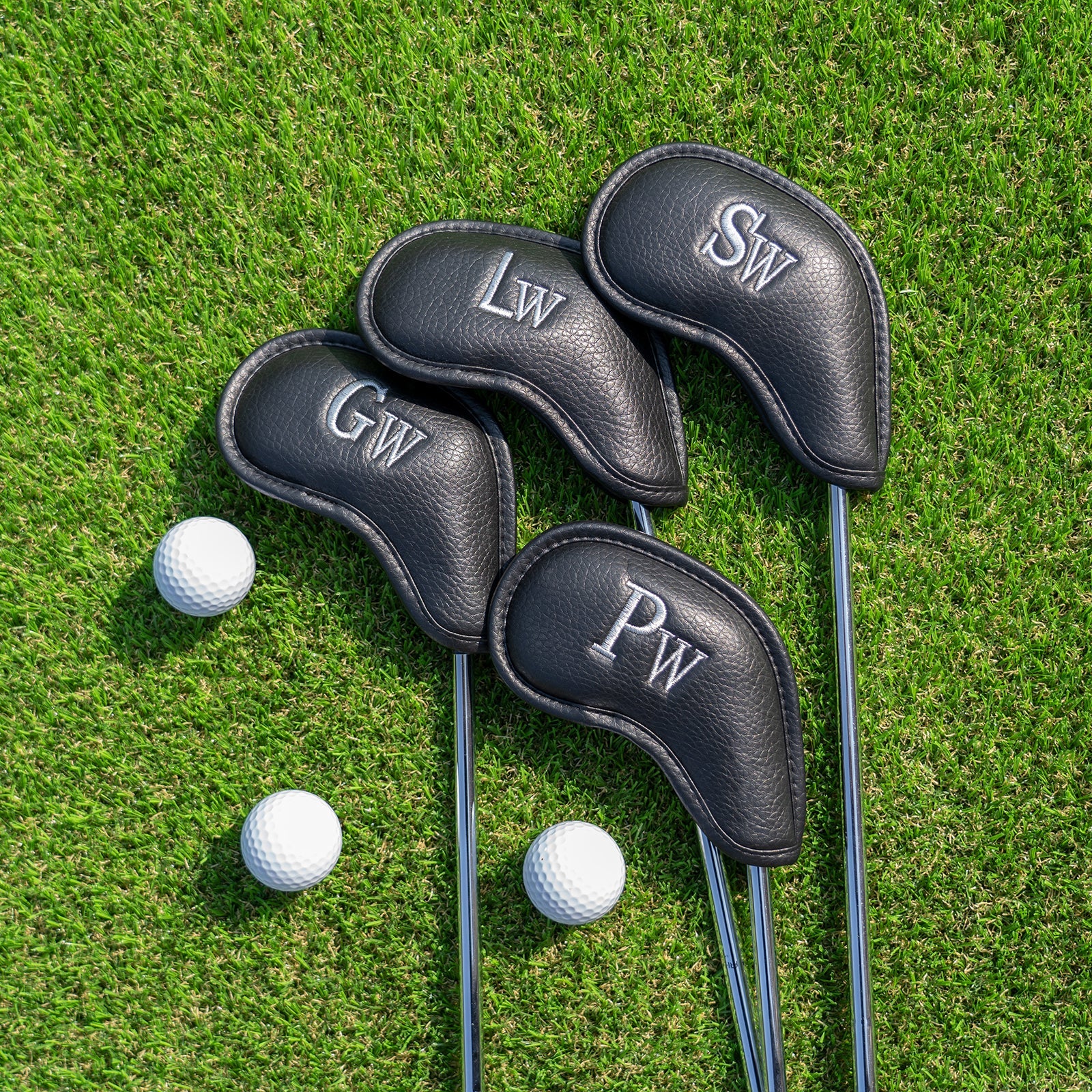 Black Embroidery Magnet Iron Headcover set 10pcs