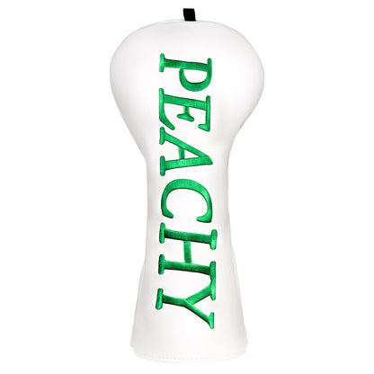 White Peachy Driver Putter Head Cover