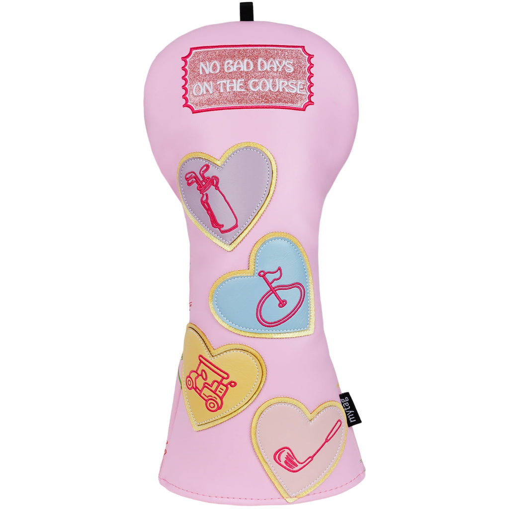 Pink Candy Color Driver Golf Headcover