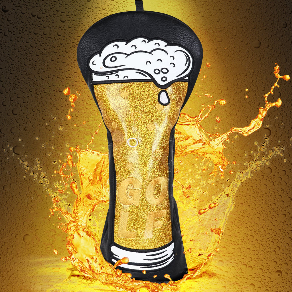 Black Beer Driver Head Cover