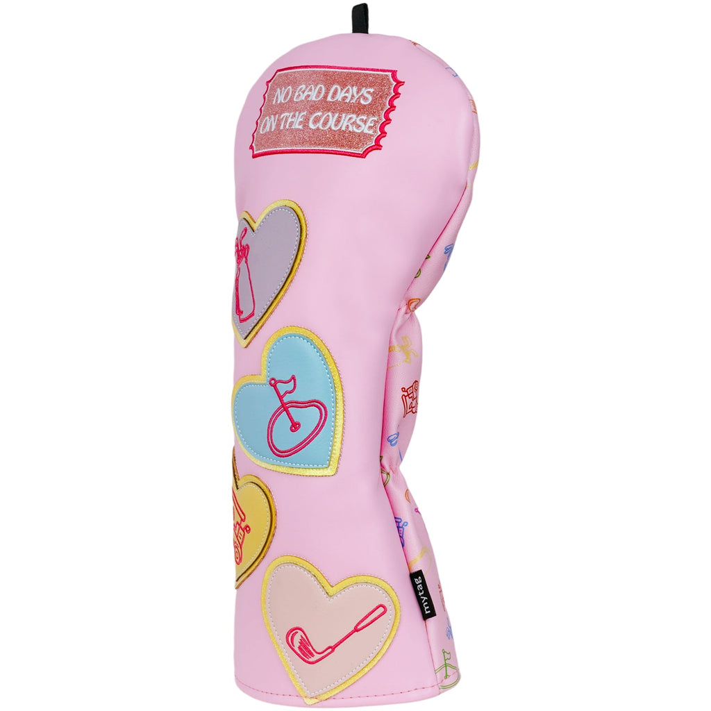 Pink Candy Color Driver Golf Headcover