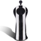 Black White PU Driver Head Cover Set