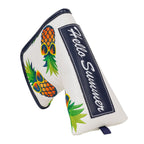 White Eyeglass&Pineapple Square Putter Head Cover