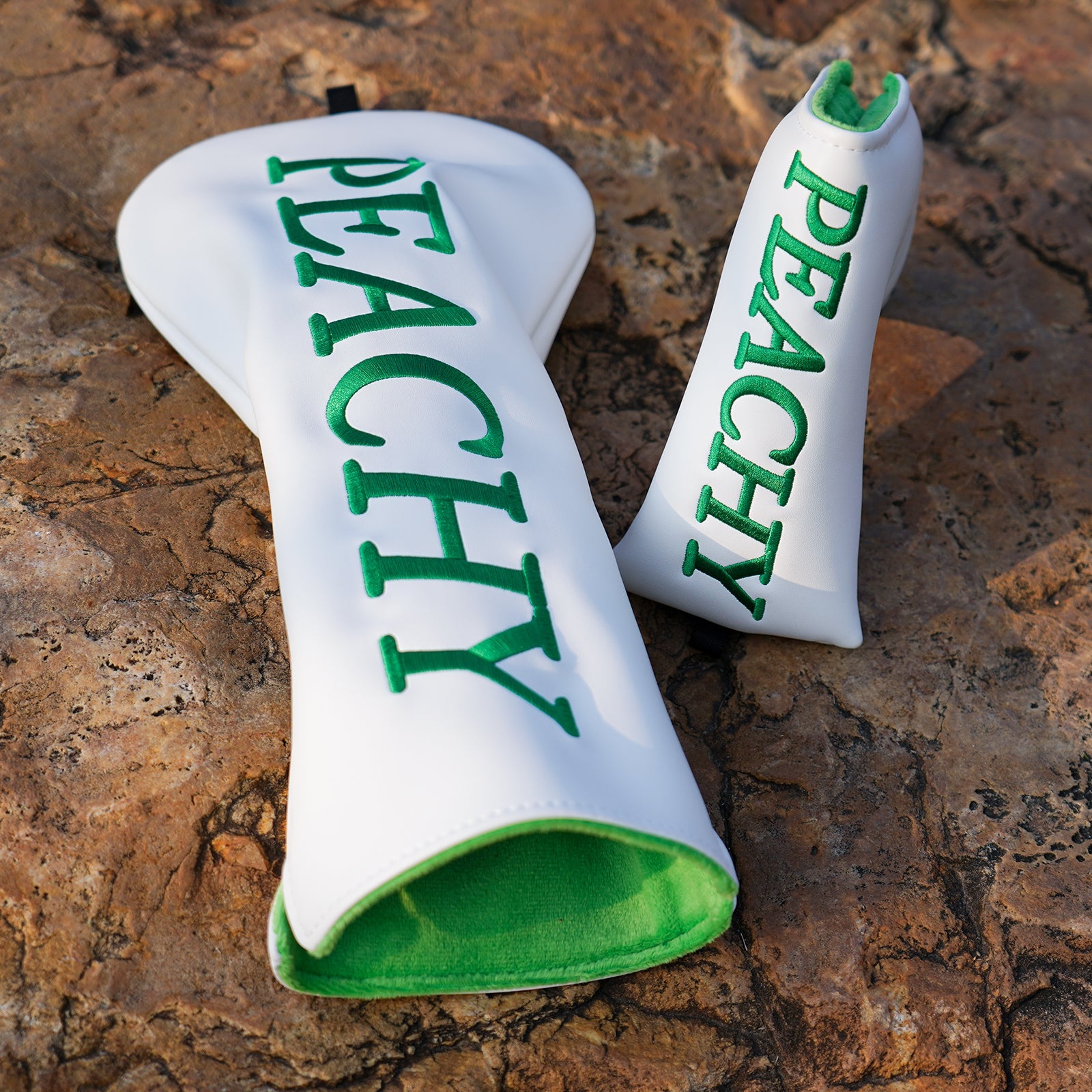 White Peachy Driver Putter Head Cover
