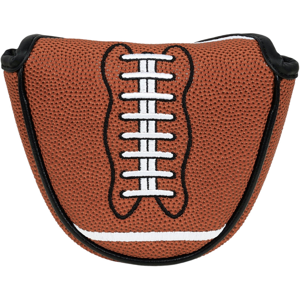 Football Mallet Putter Golf Head Cover