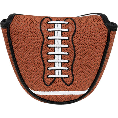 Football Mallet Putter Golf Head Cover