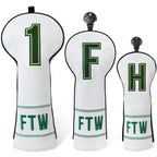 White FTW Driver Head Cover