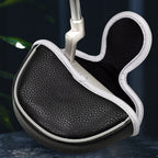 Black Litchi Mallet Putter Head Cover