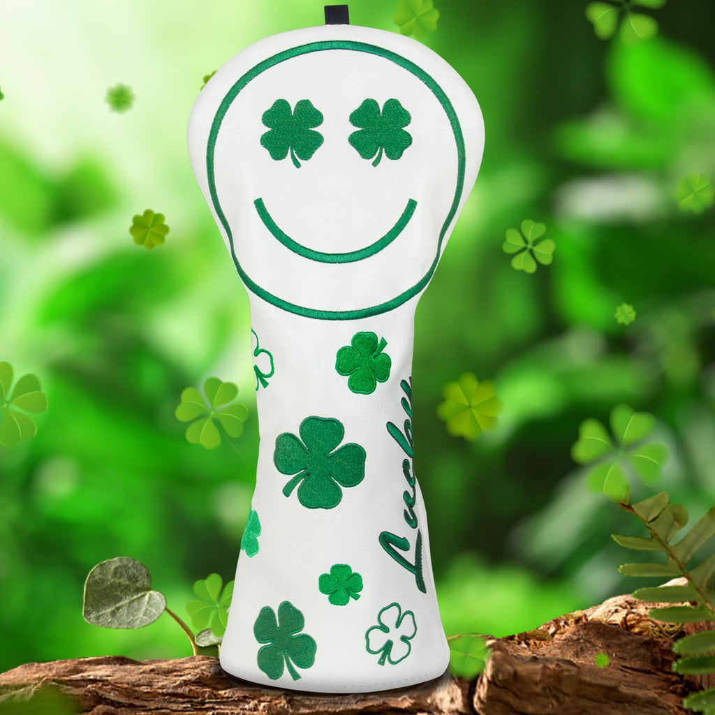 Green Smile Wood Head Cover Set