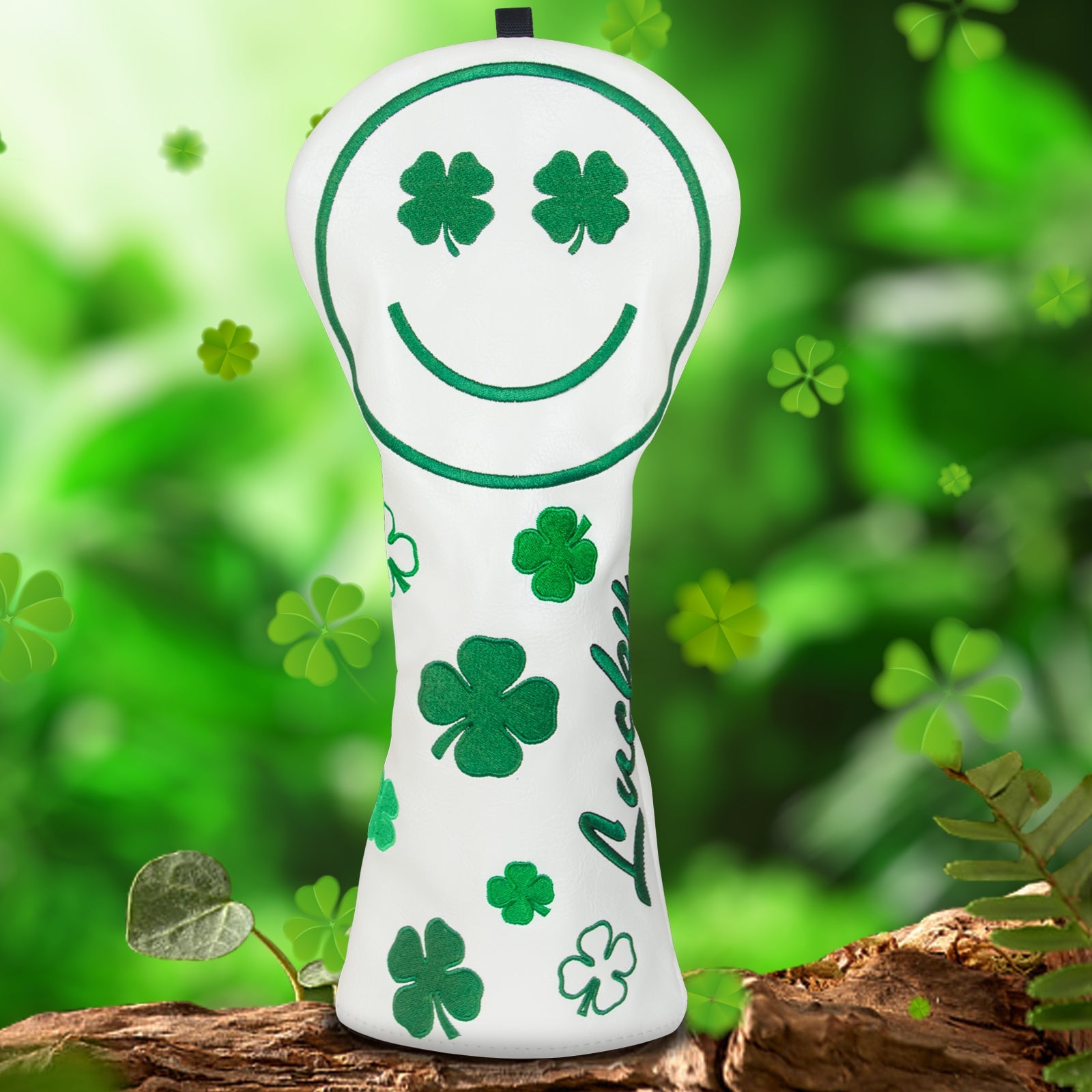 Green Smile Wood Head Cover Set