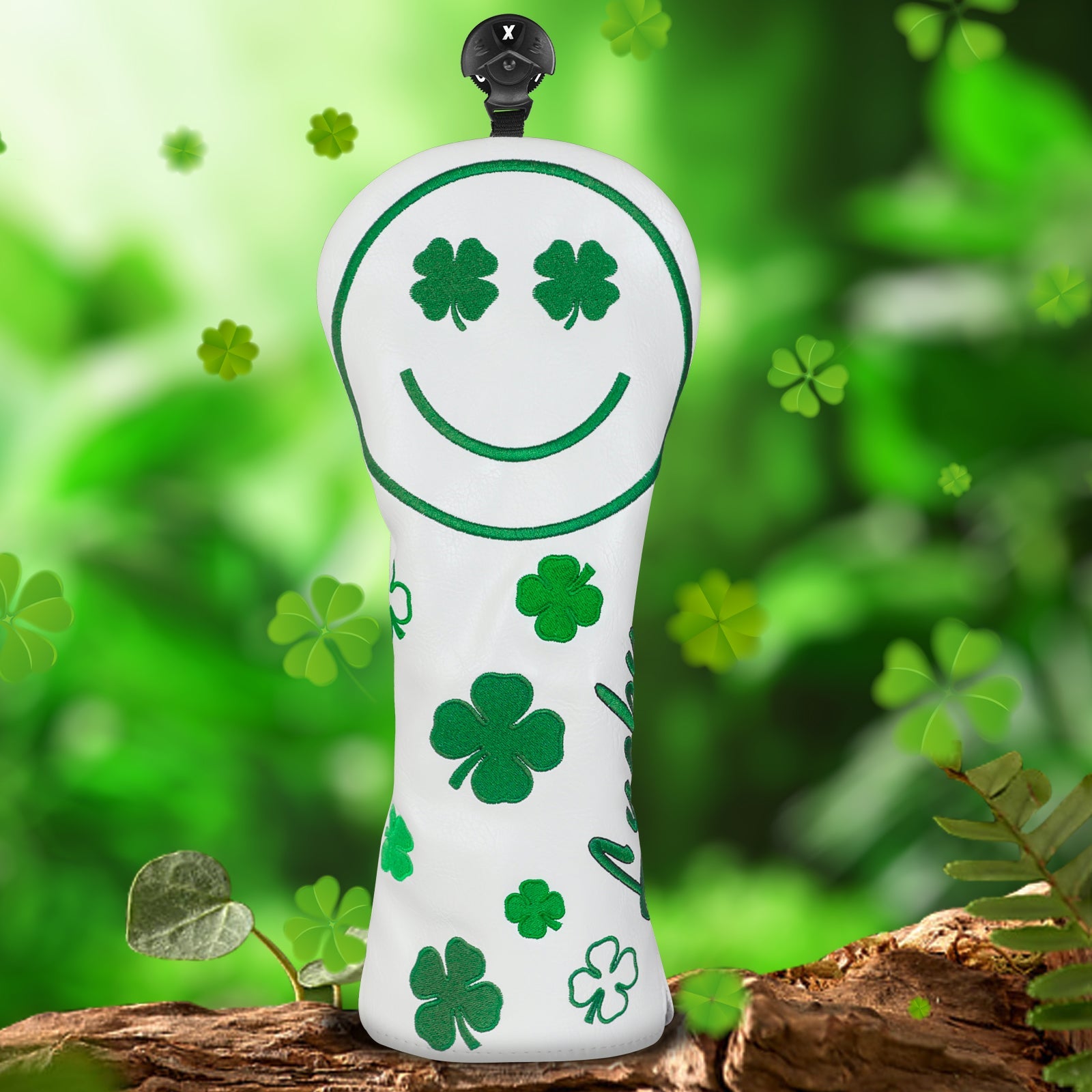 Green Smile Wood Head Cover Set