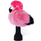Elegant Flamingo Plush Driver Headcover