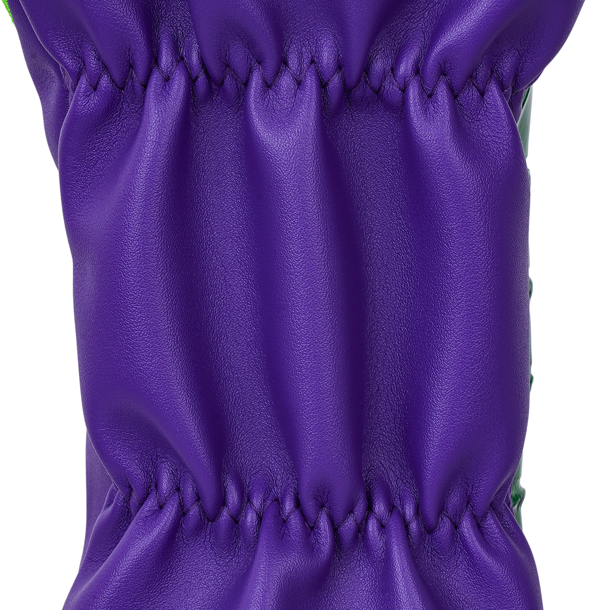 Alligator Purple Leather Driver Head Cover