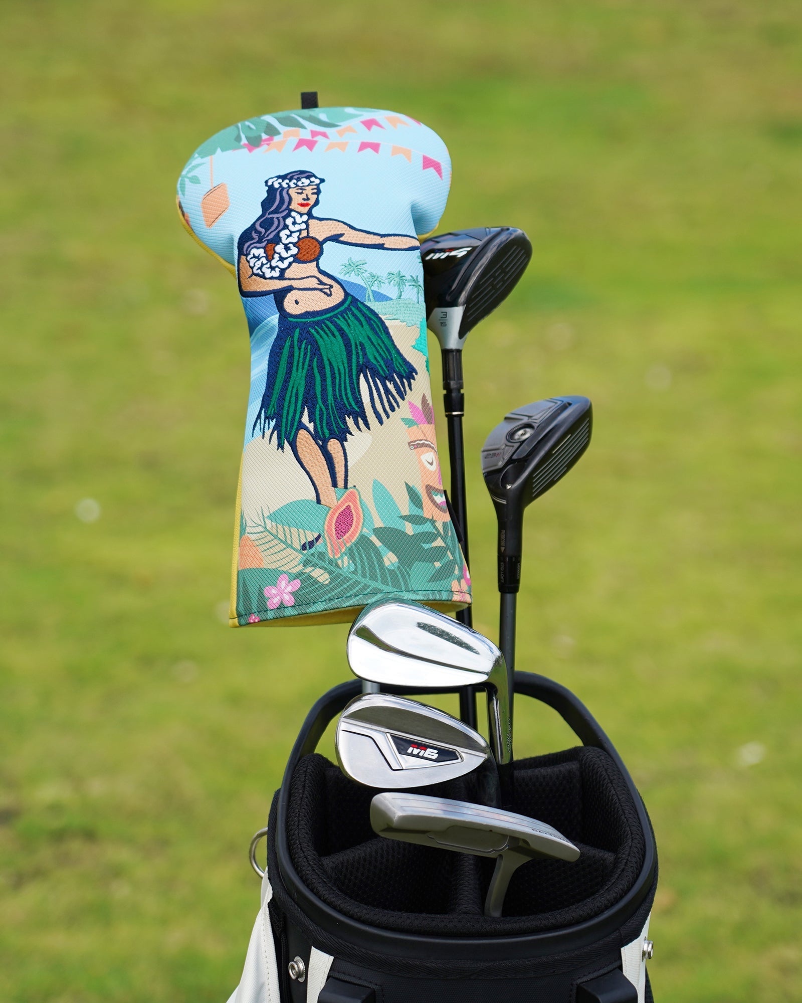 Hawaiian Hula Girl Driver Golf Head Cover