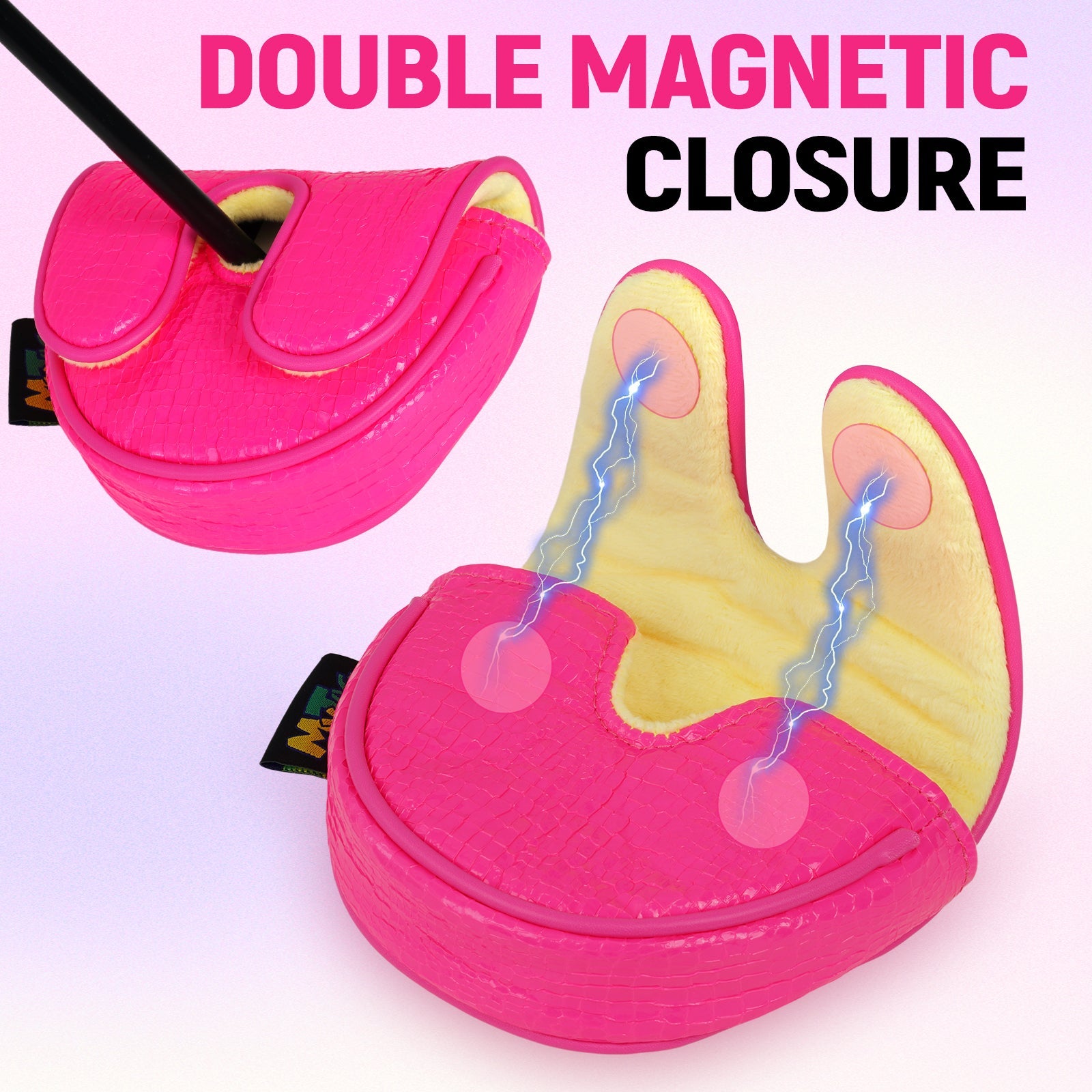 Pink Magnet OZ. 1 Body Mallet Putter Golf Headcover