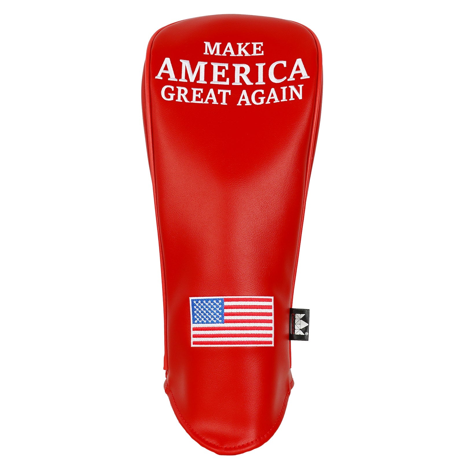 Black Red MAGA Embroidery Three-piece Driver Head Cover