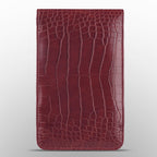 Custom Logo Crocodile Pattern Leather Scorecard Holder