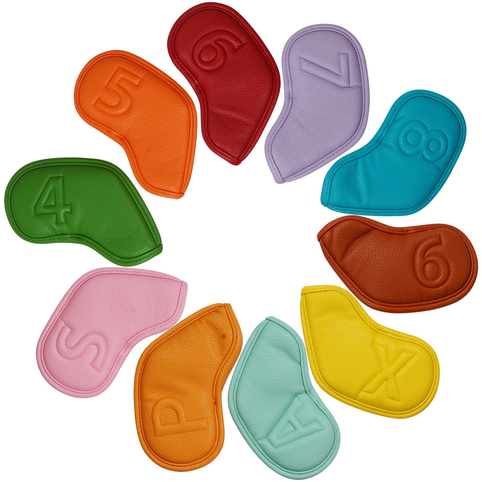 10 Colors Suede Iron Covers 10PCS