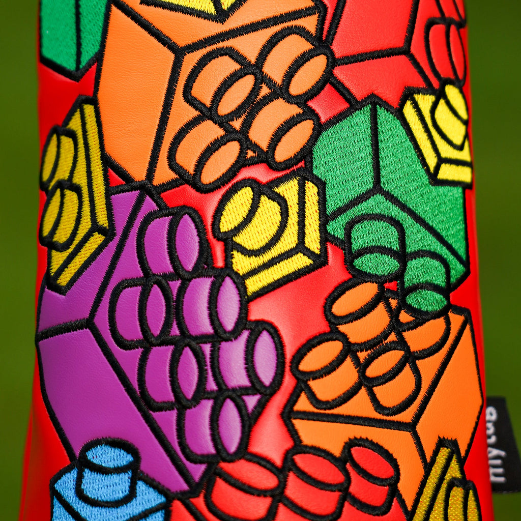 Red Lego Driver Golf Headcover