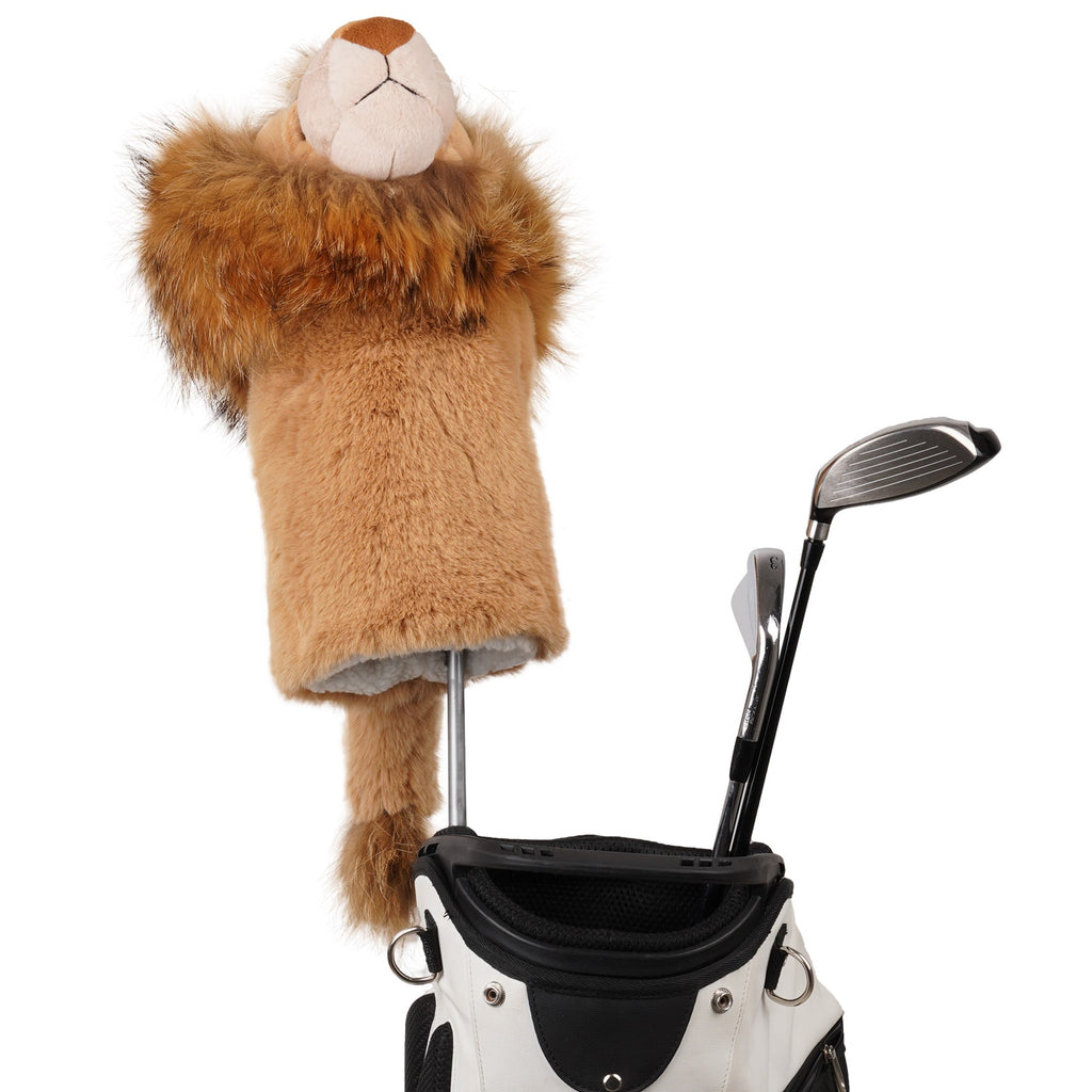 Lion Driver Real Hair Animal Head Cover