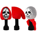 Red Grey Grim Reaper Animal Driver Head Cover
