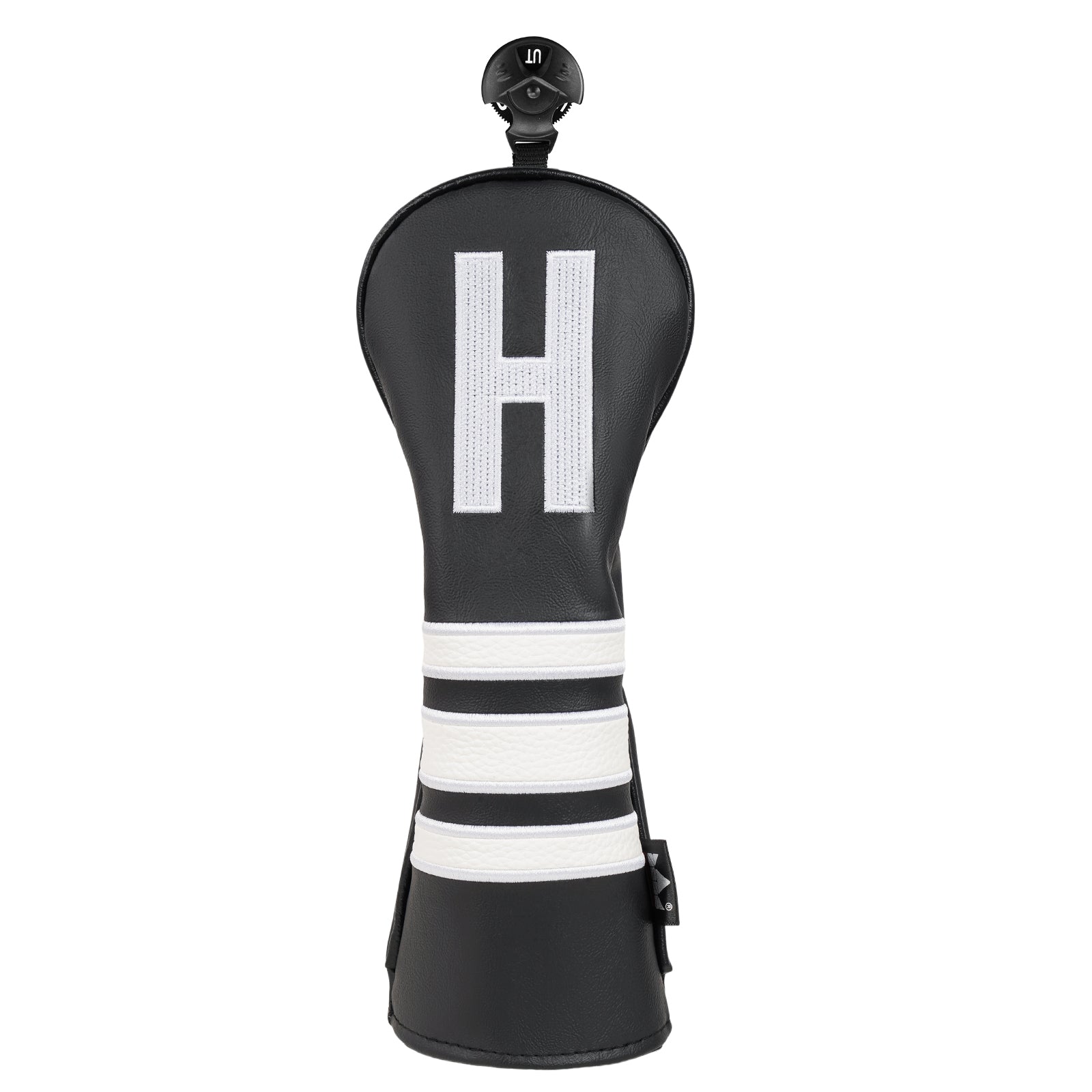 Black and White Stripes Golf Headcover Set