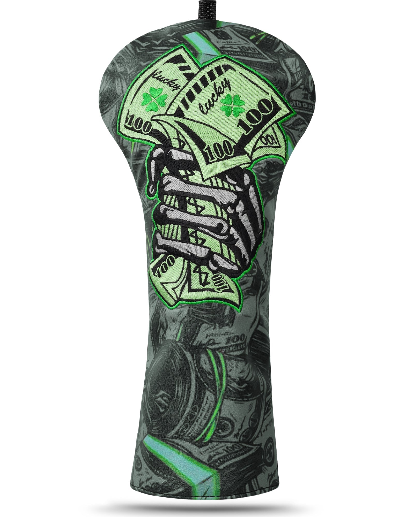 Black Lucky Coin Driver Head Cover Set