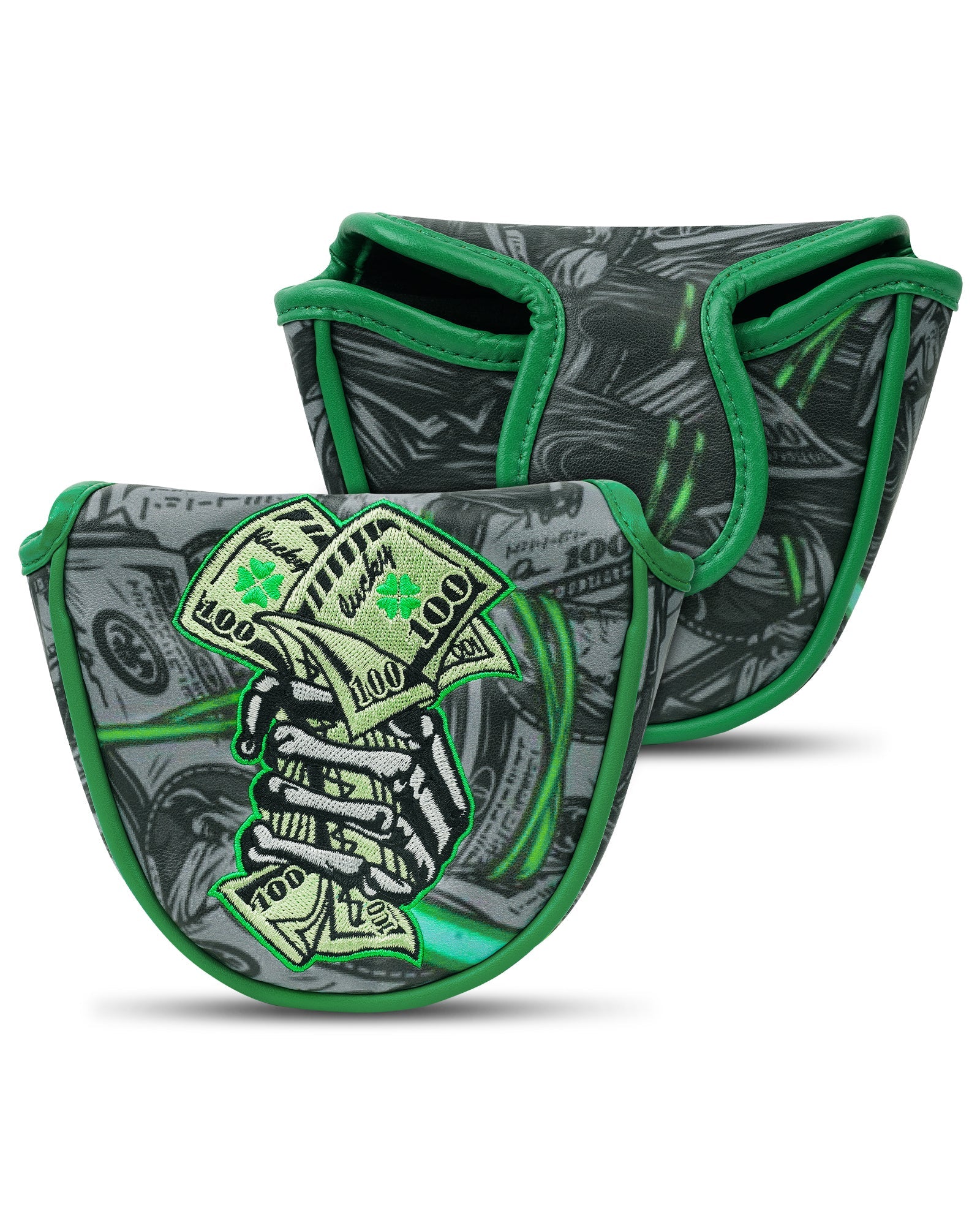 Black Lucky Coin Driver Head Cover Set