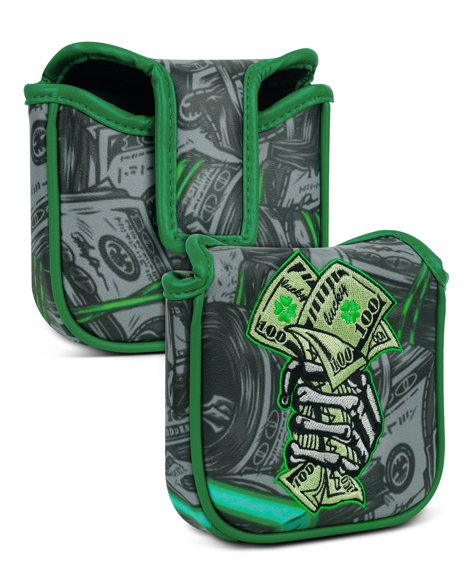 Black Lucky Coin Driver Head Cover Set